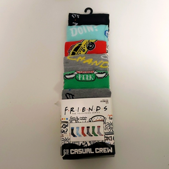 Bioworld FRIENDS socks 6 pack** - Picture 1 of 4